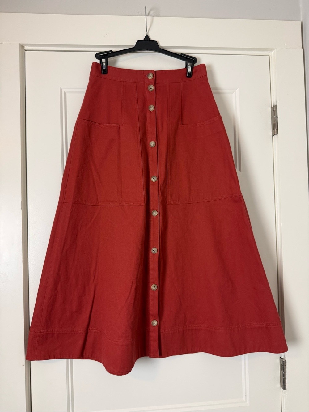 Tibi Harrison Chino Patch Skirt Small